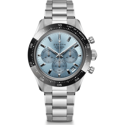 Zenith-03.3105.3600/52.M3100 Chronomaster Sport Yoshida Stainless Steel / Aqua Blue / Bracelet