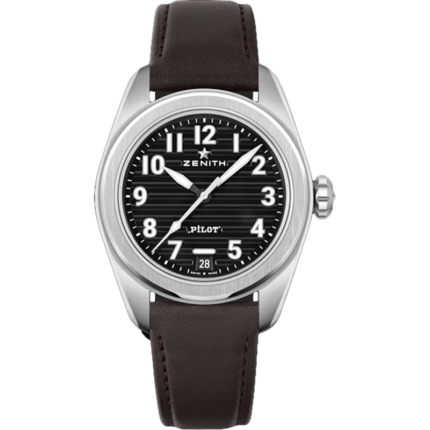 Zenith-03.4000.3620/21.I001 PILOT Automatic Stainless Steel / Black