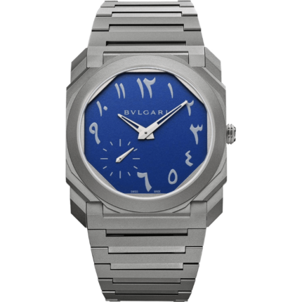 Bulgari-103301 Octo Finissimo Automatic Arabic Blue / Titanium