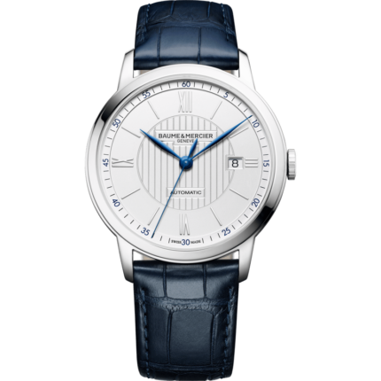 Baume & Mercier-10333 Classima Executives Automatic 42 Stainless Steel / Silver / Alligator
