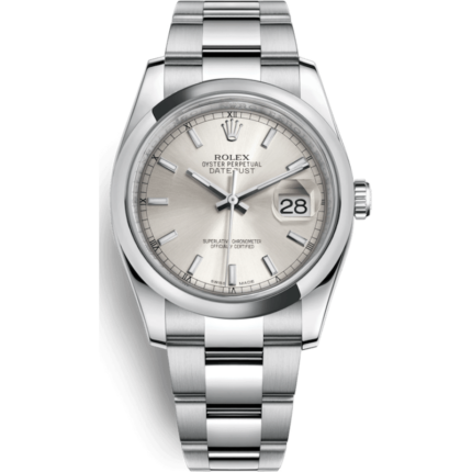 Rolex-116200-0056 Datejust 36 Stainless Steel Domed / Oyster / Silver