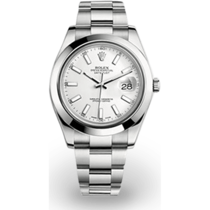 Rolex-116300-0003 Datejust II White