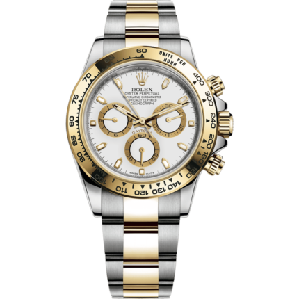 Rolex-116503-0001 Cosmograph Daytona Stainless Steel / Yellow Gold / White