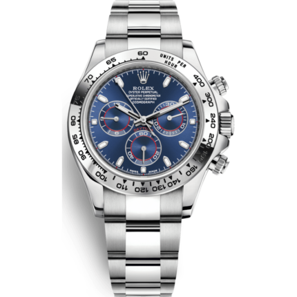 Rolex-116509-0071 Cosmograph Daytona White Gold / Blue