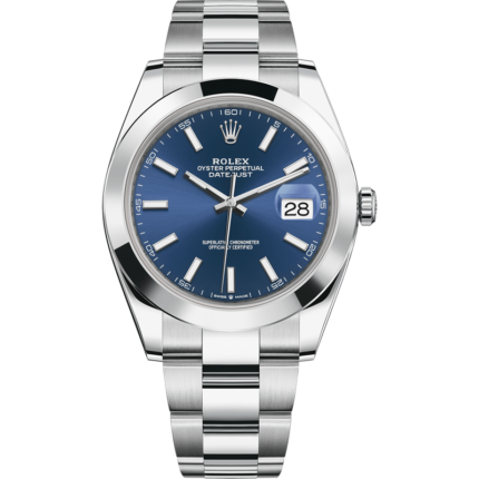 Rolex-126300-0001 Datejust 41 Stainless Steel Smooth / Oyster / Blue