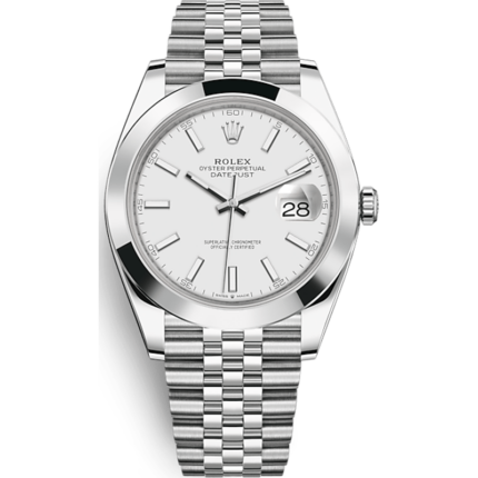 Rolex-126300-0006 Datejust 41 Stainless Steel Smooth / Jubilee / White