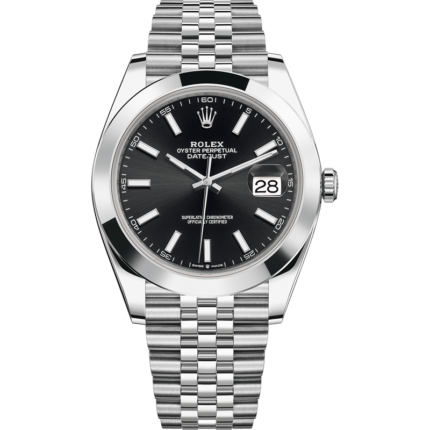 Rolex-126300-0012 Datejust 41 Stainless Steel Smooth / Jubilee / Black