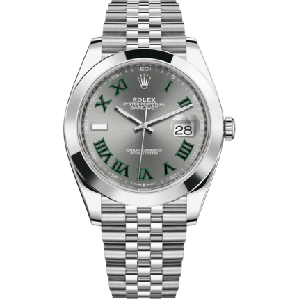 Rolex-126300-0014 Datejust 41 Stainless Steel Smooth / Jubilee / Slate Roman