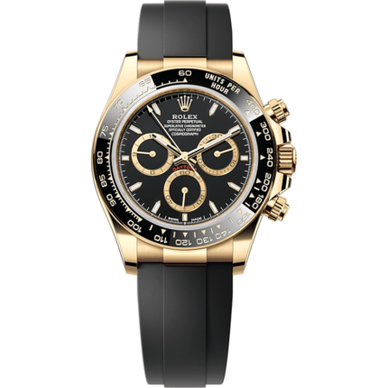 Rolex-126518LN-0008 Cosmograph Daytona Yellow Gold - Cerachrom / Black / Oysterflex