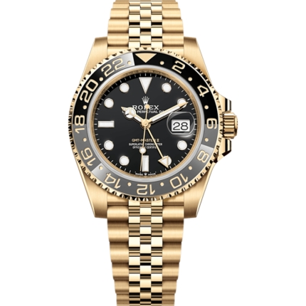 Rolex-126718GRNR-0001 GMT-Master II Yellow Gold / GRNR / Jubilee
