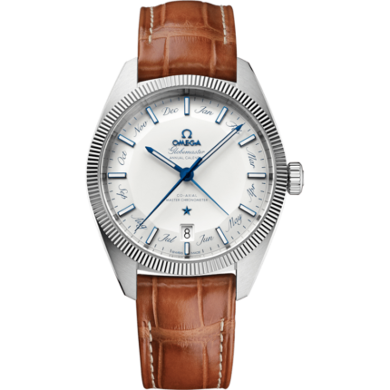 Omega-130.33.41.22.02.001 Globemaster Annual Calendar Stainless Steel / White