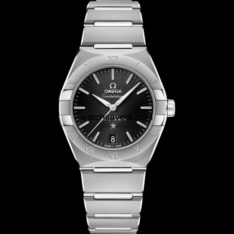 Omega-131.10.36.20.01.001 Constellation Master Chronometer 36 Stainless Steel / Black / Bracelet