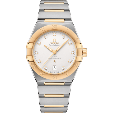 Omega-131.20.39.20.52.002 Constellation Master Chronometer 39 Stainless Steel / Yellow Gold / Silver / Bracelet