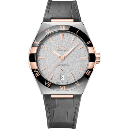 Omega-131.23.41.21.06.001 Constellation Master Chronometer 41 Stainless Steel / Sedna Gold / Ceramic / Grey