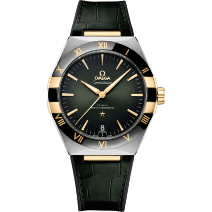 Omega-131.23.41.21.10.001 Constellation Master Chronometer 41 Stainless Steel / Yellow Gold / Ceramic / Green