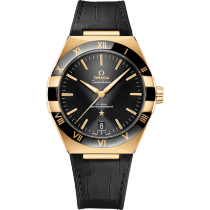 Omega-131.63.41.21.01.001 Constellation Master Chronometer 41 Yellow Gold / Ceramic / Black