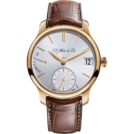 H. Moser & Cie-1341-0103 Endeavour Perpetual Calendar, Rose Gold, Argenté Dial