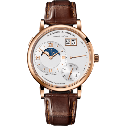 A. Lange & Söhne-139.032 Grand Lange 1 Moonphase Pink Gold / Silver