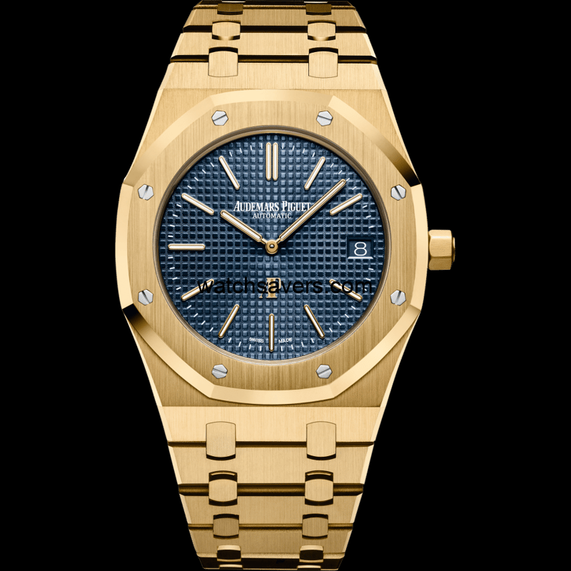 Audemars Piguet Royal Oak Extra Thin Yellow Gold & Blue