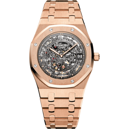 Audemars Piguet-15204OR.OO.1240OR.01 Royal Oak 15204 Openworked Extra-Thin Pink Gold