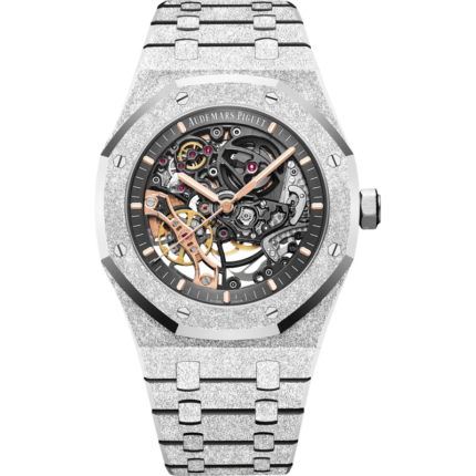 Audemars Piguet-15407BC.GG.1224BC.01 Royal Oak 41 Double Balance Wheel Openworked Frosted White Gold