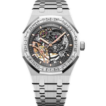 Audemars Piguet-15412BC.ZZ.1220BC.01 Royal Oak 41 Double Balance Wheel Openworked White Gold / Baguette
