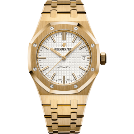 Audemars Piguet-15450BA.OO.1256BA.01 Royal Oak 15450 Selfwinding Yellow Gold / Silver