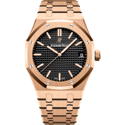 Audemars Piguet-15500OR.OO.1220OR.01 Royal Oak 15500 Pink Gold / Black