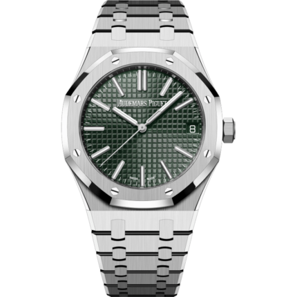 Audemars Piguet-15510ST.OO.1320ST.09 Royal Oak Selfwinding 41 Stainless Steel / Green