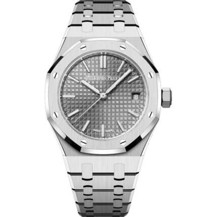 Audemars Piguet-15550ST.OO.1356ST.03 Royal Oak Selfwinding 37 Stainless Steel / Grey / 50th Anniversary