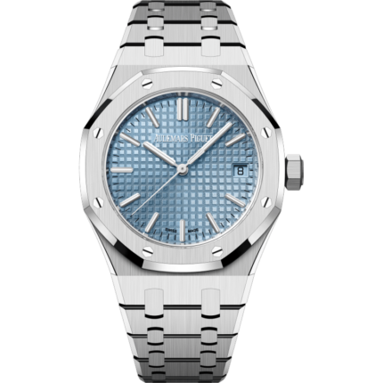 Audemars Piguet-15550ST.OO.1356ST.08 Royal Oak Selfwinding 37 Stainless Steel / Ice Blue