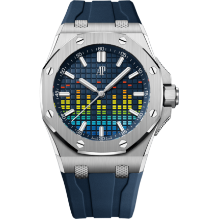 Audemars Piguet-15600TI.OO.A343CA.01 Royal Oak Offshore Selfwinding Music Edition Titanium / Blue