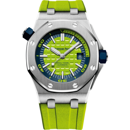 Audemars Piguet-15710ST.OO.A038CA.01 Royal Oak Offshore Diver Stainless Steel / Green