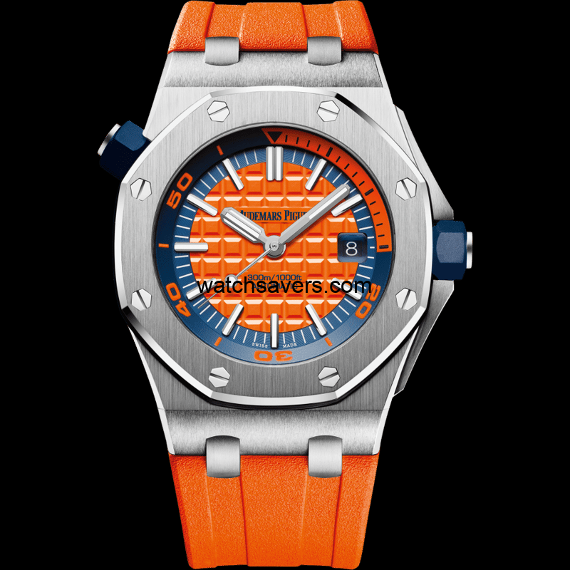Audemars Piguet-15710ST.OO.A070CA.01 Royal Oak Offshore Diver Stainless Steel / Orange