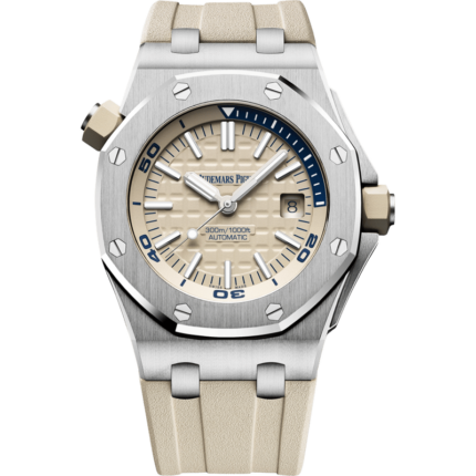 Audemars Piguet-15710ST.OO.A085CA.01 Royal Oak Offshore Diver Stainless Steel / Beige