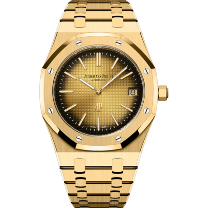 Audemars Piguet-16202BA.OO.1240BA.01 Royal Oak Extra-Thin Yellow Gold / Champagne / 50th Anniversary