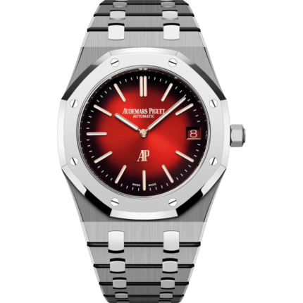 Audemars Piguet-16202XT.OO.1240XT.01 Royal Oak Extra-Thin Titanium - BMG / Red
