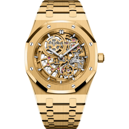 Audemars Piguet-16204BA.OO.1240BA.01 Royal Oak Extra-Thin Openworked Yellow Gold