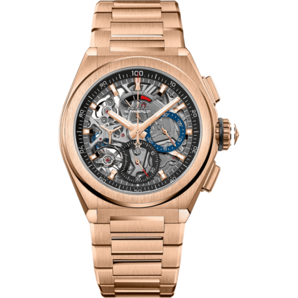 Zenith-18.9000.9004/71.M9000 Defy El Primero 21 Rose Gold / Skeleton / Bracelet