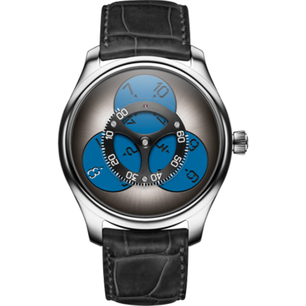 H. Moser & Cie-1806-0202 Endeavour Flying Hours White Gold / Superluminova Blue