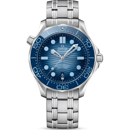 Omega-210.30.42.20.03.003 Seamaster Diver 300M Master Co-Axial 42 Stainless Steel / Summer Blue / Bracelet