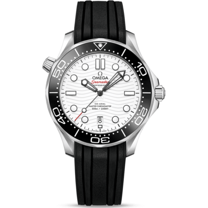 Omega-210.32.42.20.04.001 Seamaster Diver 300M Master Co-Axial 42 Stainless Steel / White / Rubber