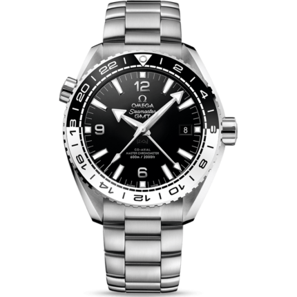 Omega-215.30.44.22.01.001 Seamaster Planet Ocean 600M Co-Axial 43.5 Master Chronometer GMT Stainless Steel / Black White / Bracelet