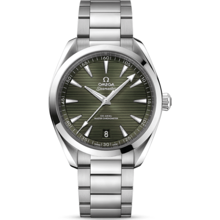 Omega-220.10.41.21.10.001 Seamaster Aqua Terra 150M Master Chronometer 41 Stainless Steel / Green / Bracelet