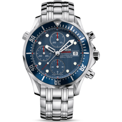 Omega-2225.80.00 Seamaster Diver 300M Automatic 41.5 Chronograph Stainless Steel / Blue / Bracelet