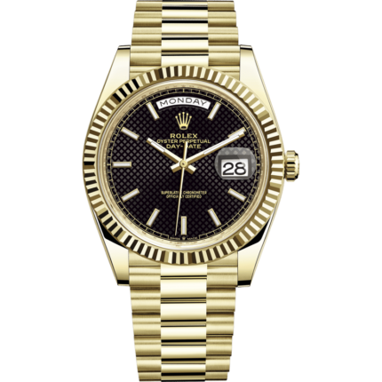 Rolex-228238-0007 Day-Date 40 Yellow Gold / Black