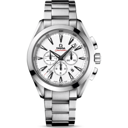 Omega-231.10.44.50.04.001 Seamaster Aqua Terra 150M Co-Axial 44 Chronograph Co-Axial Stainless Steel / White / Bracelet