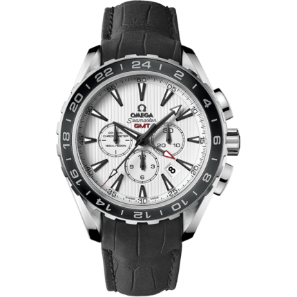 Omega-231.13.44.52.04.001 Seamaster Aqua Terra 150M Co-Axial 44 GMT Chronograph Stainless Steel / Silver