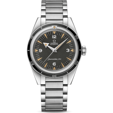 Omega-234.10.39.20.01.001 Seamaster 300 Master Co-Axial Stainless Steel / Black / Bracelet / 60th Anniversary