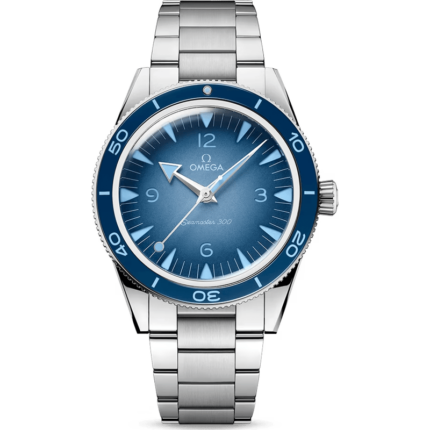Omega-234.30.41.21.03.002 Seamaster 300 Master Chronometer Stainless Steel / Summer Blue / Bracelet